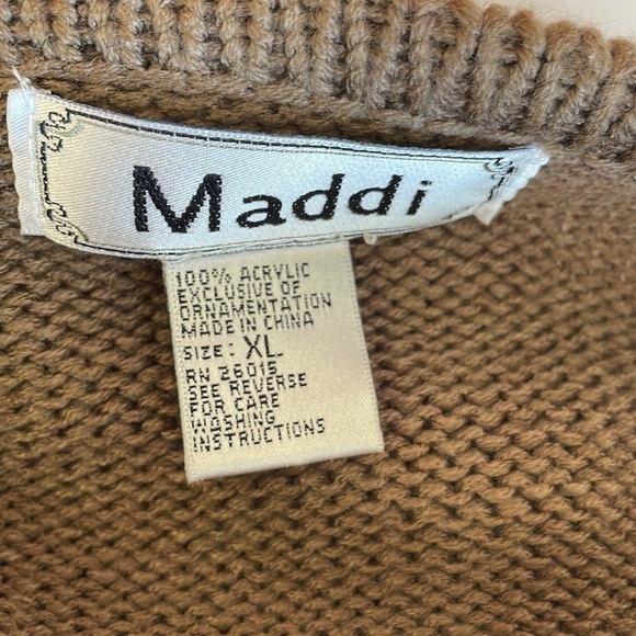 Maddi Brown Button Cardigan - Picture 5 of 5